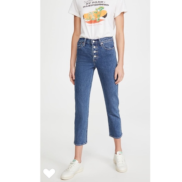 Levi’s WEDGIE FIT STRAIGHT UTILITY WOMEN'S JEANS - Picture 2 of 10